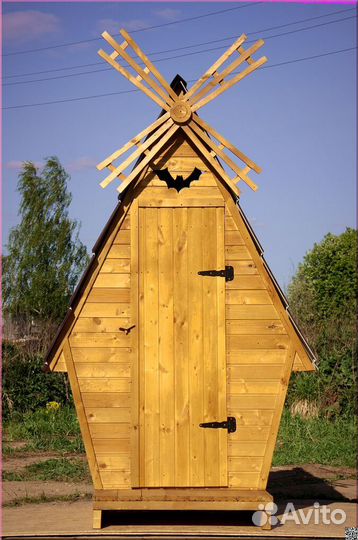 Дачный туалет с установкой