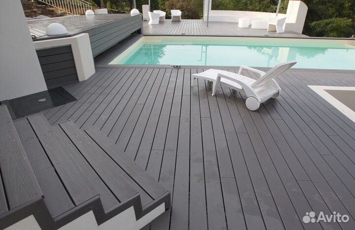 Террасная доска дпк, декинг