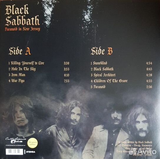 Виниловая пластинка Black Sabbath - Paranoid In Ne