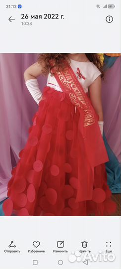 Нарядное платье для девочки