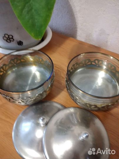 Сахарница из мельхиора СССР