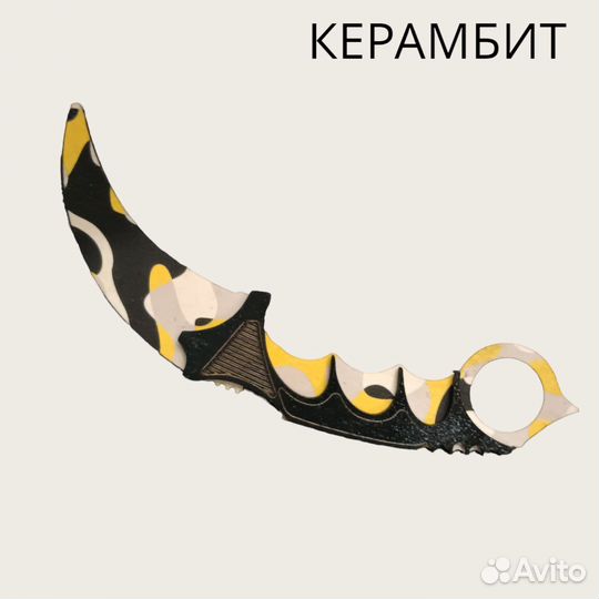 Деревянный нож керамбит