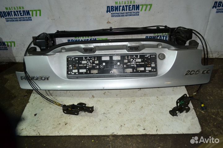 Крышка багажника Peugeot 206 CC Cabriolet