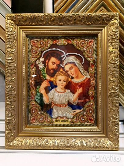 Артбагет картины вышивки рамы зеркала