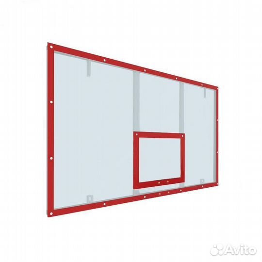 Щит баскетбольный игровой 180х105 см, оргстекло 1