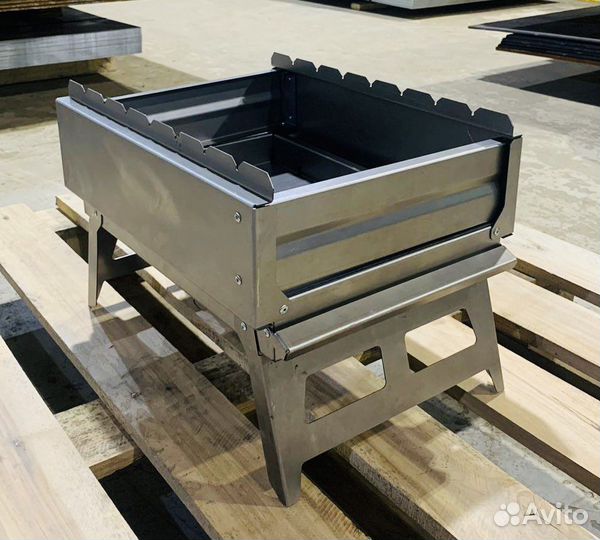 Мангал складной (походный) Ефр. 1,2мм, Серж.1,5мм