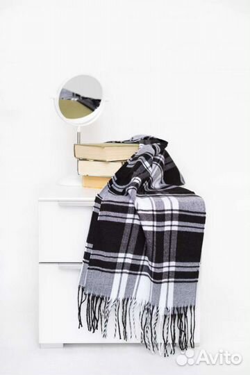Новый шарф в клетку (унисекс)