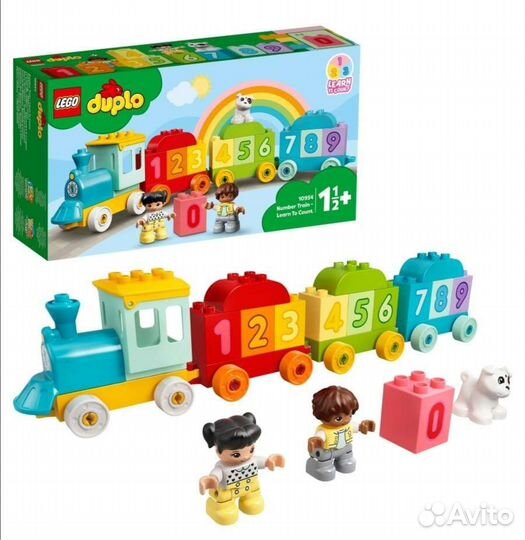 Конструктор lego duplo 10954 Поезд с цифрами