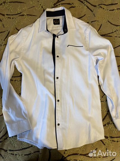 Рубашка белая для мальчика