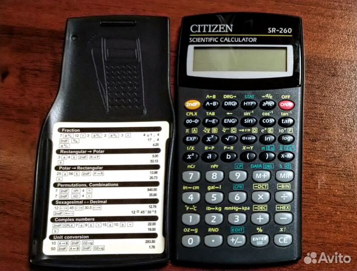 Инженерный калькулятор Citizen SR-260 почти новый