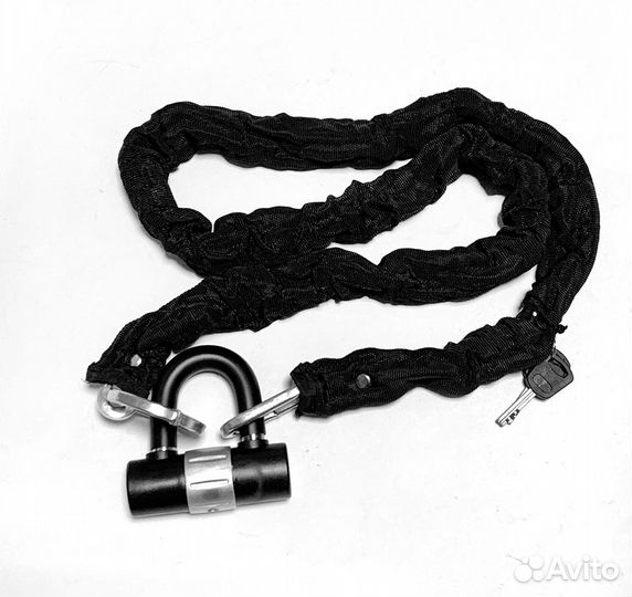 Противоугонная цепь 8 мм для мотоцикла 1,4м