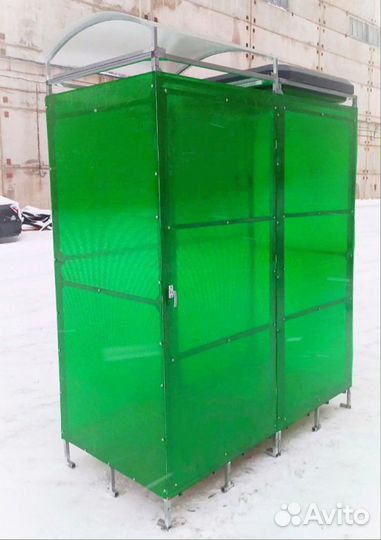 Оцинкованная беседка с поликарбонатом