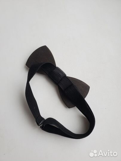 Галстук бабочка деревянная