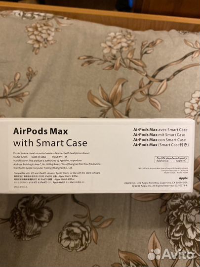 Беспроводные наушники apple airpods max бу