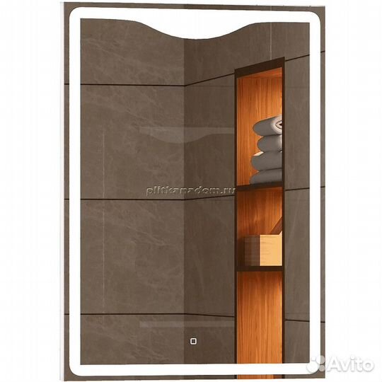 Зеркало Континент Amaze LED 800x900 с подсветкой с сенсорным выключателем злп643