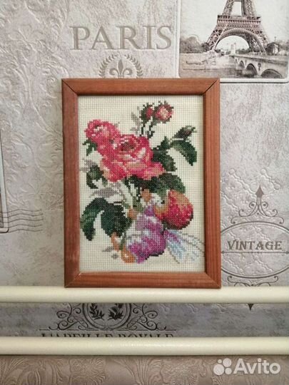 Картина вышитая крестом