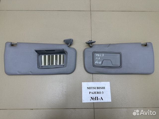 Козырьки Mitsubishi Pajero 3