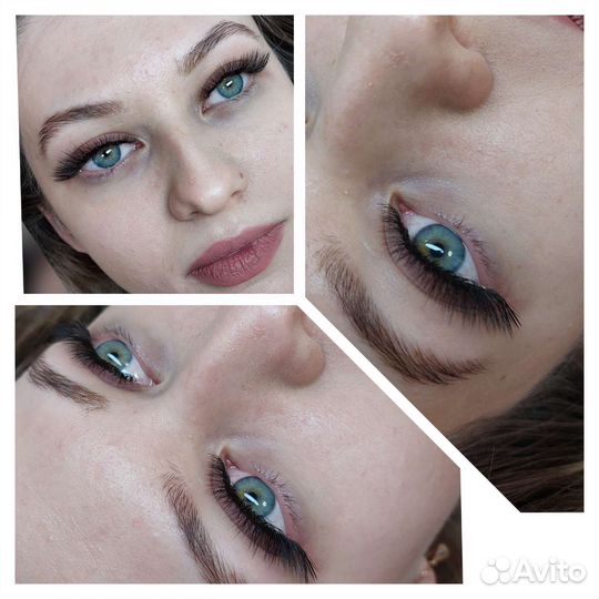 Наращивание ресниц,Архитектура бровей,Д/у