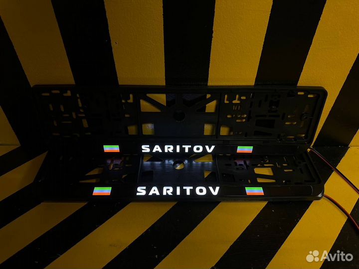 Номерная led рамка с вашим дизайном