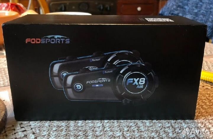 Гарнитура в мотошлем с Интерком Fodsports FX8 Air