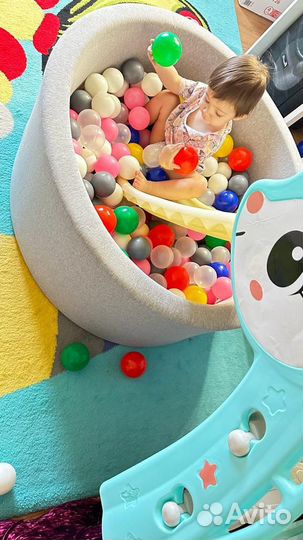 Сухой бассейн с шариками бу