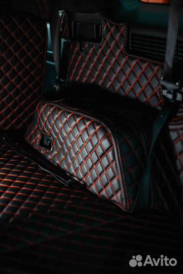 3D коврики в багажник Hyundai Palisade 2021