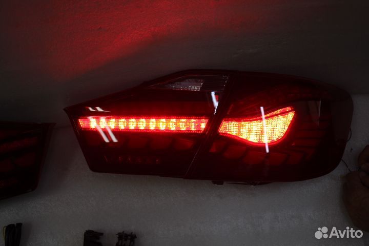 Camry 50 LED Стоп сигналы стиль BMW Красные X5EK8