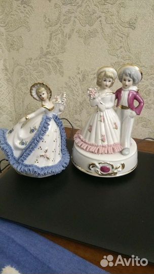 Фарфоровые статуэтки музыкальные Япония