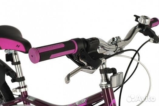 Велосипед подростковый Novatrack Alice пурпурный