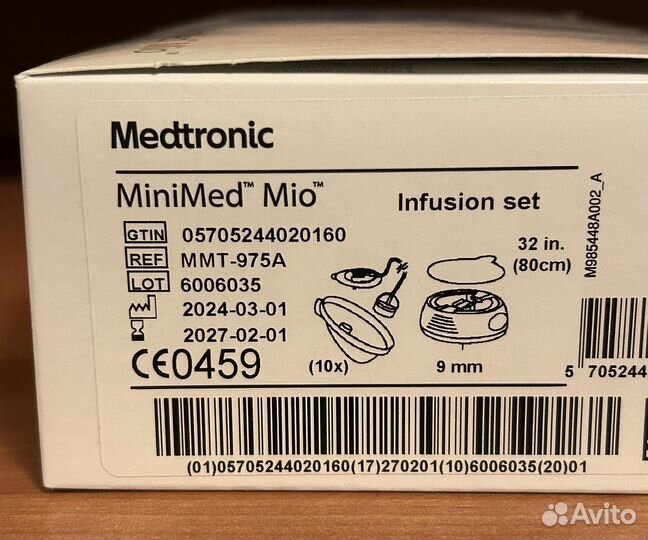 Инфузионный набор к инсулиновой помпе MiniMed Mio