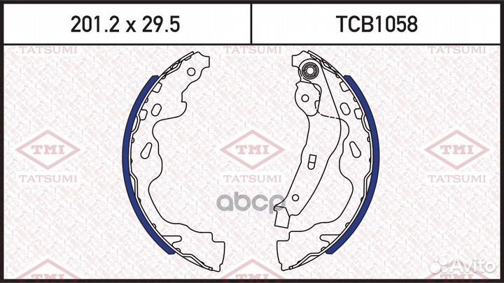 Колодки тормозные toyota corolla/yaris 99- задн