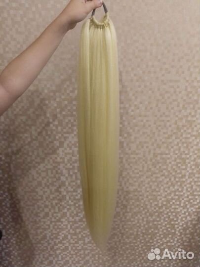 Афрохвост на резинке, шиньён, парик