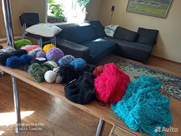 Пряжа нитки шерсть мохер мешок