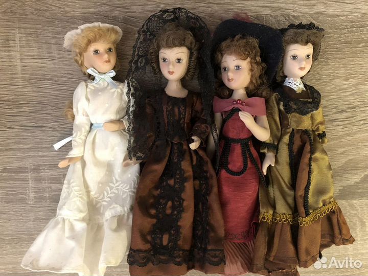Фарфоровые куклы «Дамы эпохи»