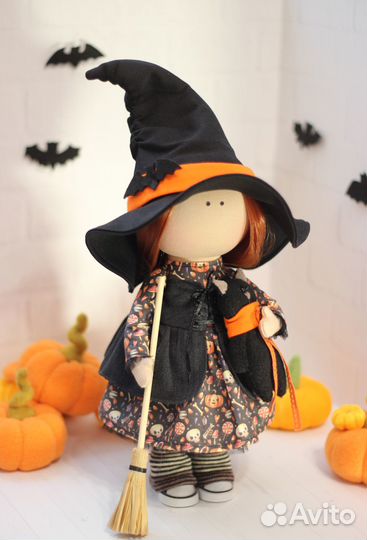 Интерьерная кукла Ведьмочка