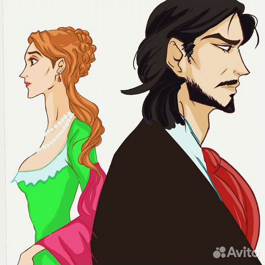 Удалённо Портрет/Рисунок на заказ Digital/традиш