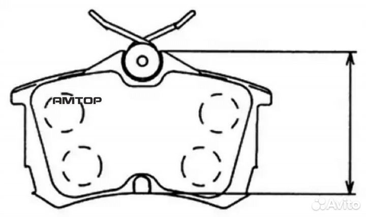 Asva AKD8109 AKD-8109 asva колодки тормозные диско