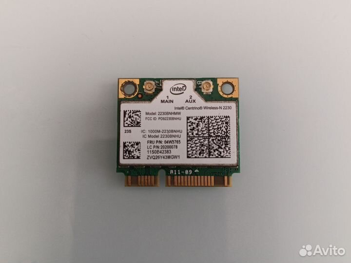 WiFi блютус модуль 5ghz для ноутбука