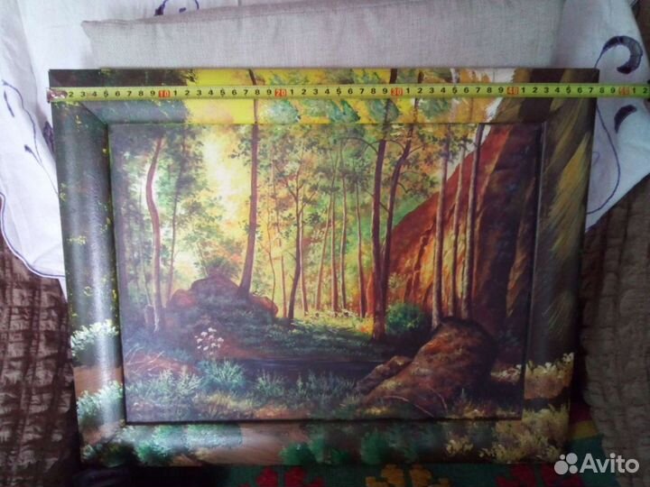 Картины две,та что роза ручная ввышивка