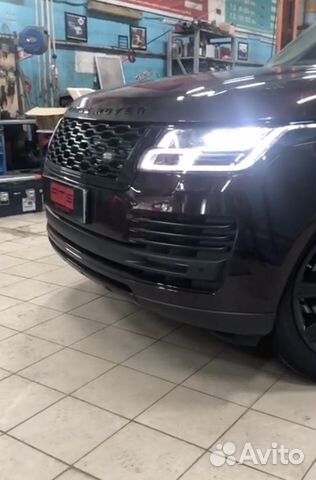 Штатные Электро Подножки Range Rover Vogue