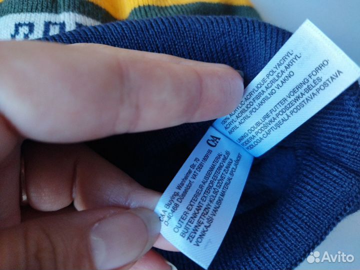 Шапка для мальчика C&A 98/104 110/128, на флисе