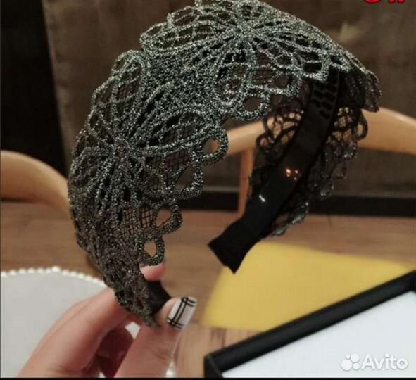 Ободок для волос ручной работы