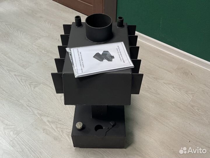 Печь на отработке с водяным контуром