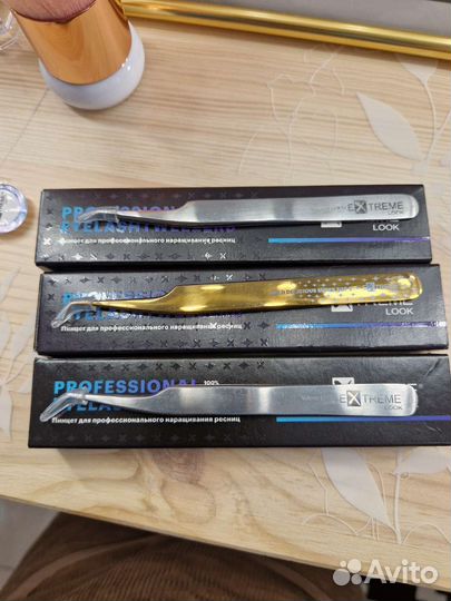 Пинцеты для наращивания ресниц