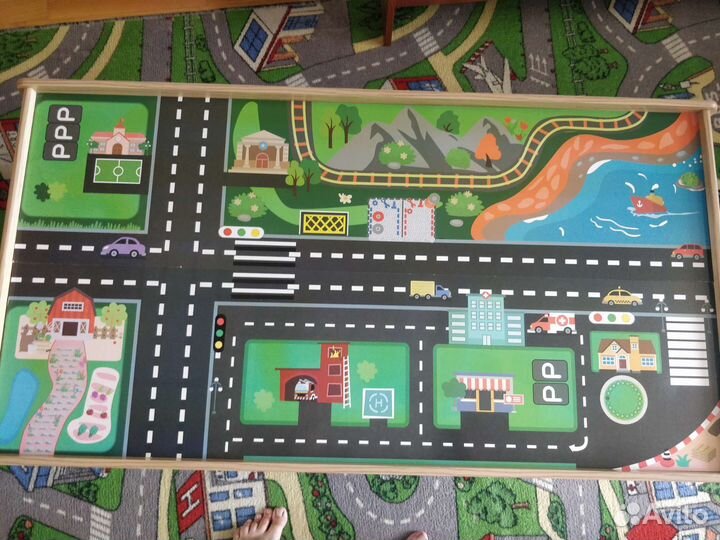 Стол игровой железная дорога автодорога