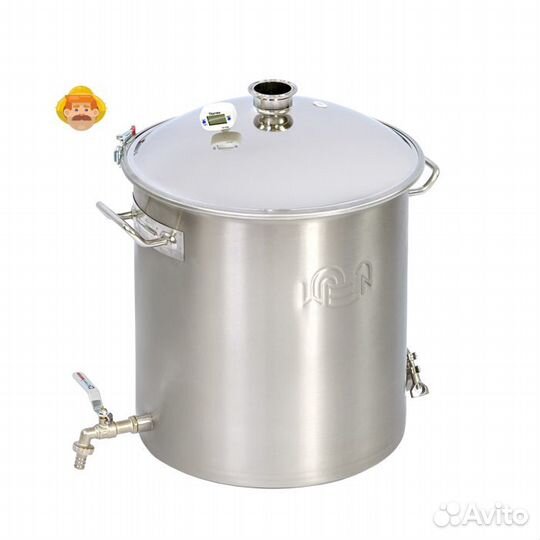 Перегонный куб Wein Reform + 1,5 дюйма, 37 л