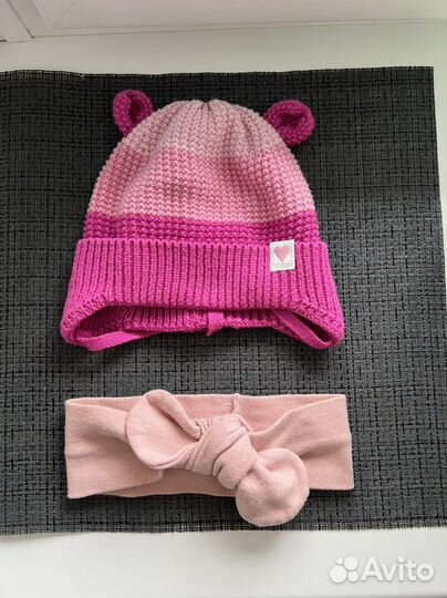 Шапка для девочки демисезонная