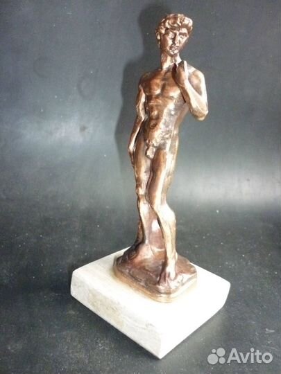 Статуэтка Давид (Микеланджело) бронза 17 см