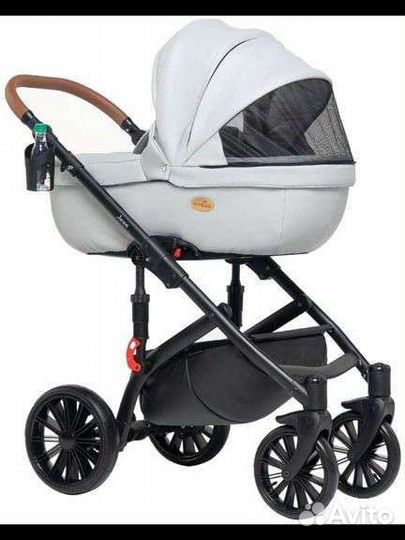 Коляска 2 в 1 эко кожа