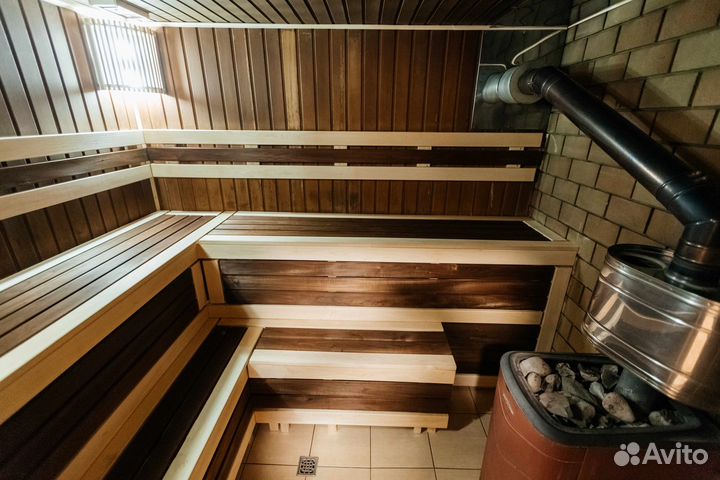 Русская баня на дровах